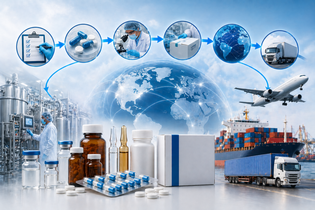 Strong Export Process and Timely Delivery for phrma