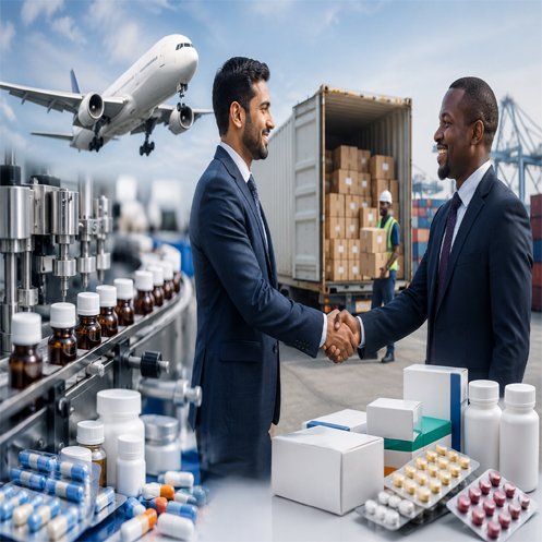 Pharmaceutical Exporter to Ghana from India