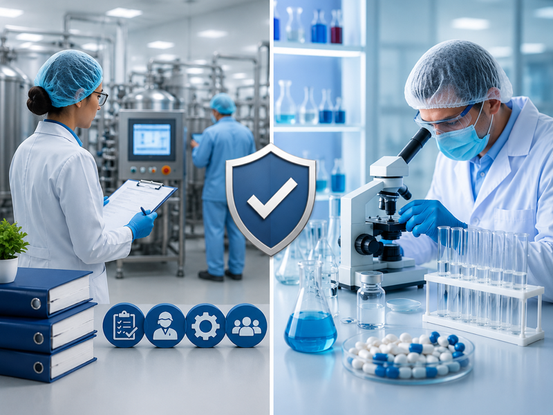 QA and QC in the Pharmaceutical Industry